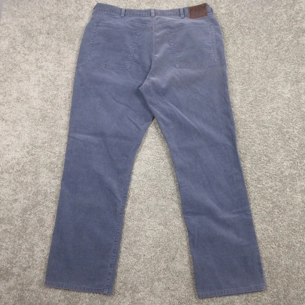 Polo‎ Ralph Lauren Pants Mens 38x30 Blue Corduroy 5 Pocket Chino Casual Comfort